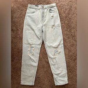 like new ripped mom jeans